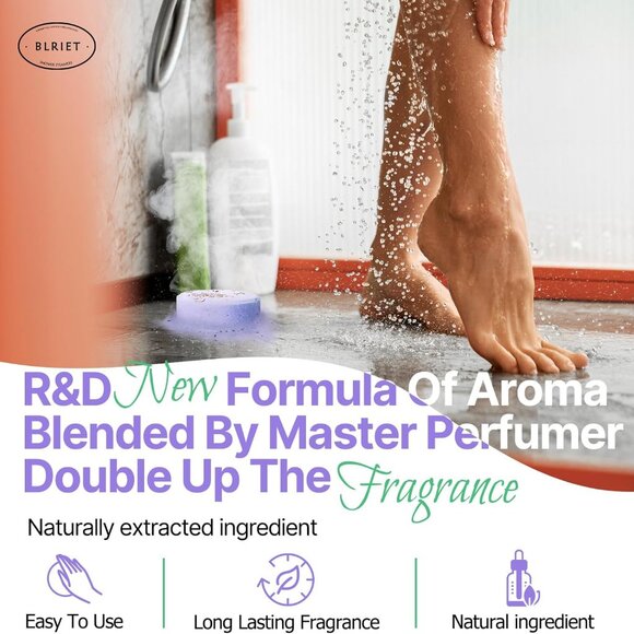 Shower Steamers Aromatherapy 8 Pack Gifts for Women, Birthday Christmas White El - Picture 8 of 8